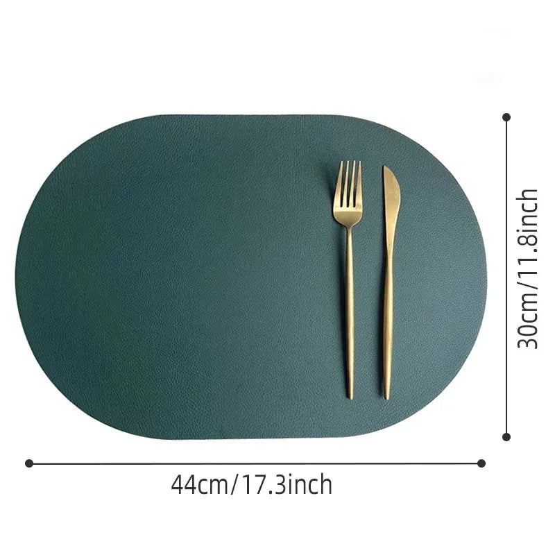 Faux Leather Table Mat